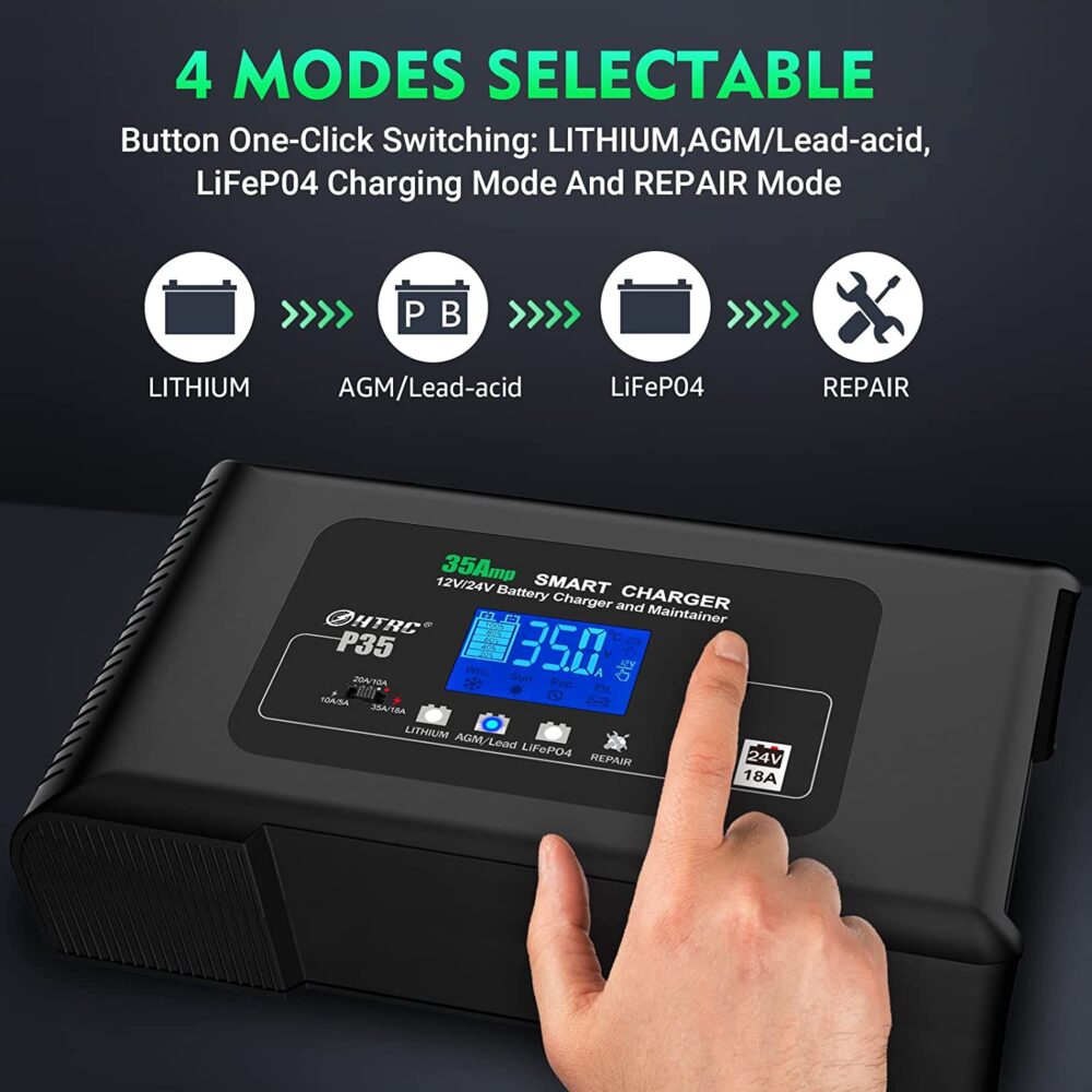 HTRC P35 Smart Battery Charger 4