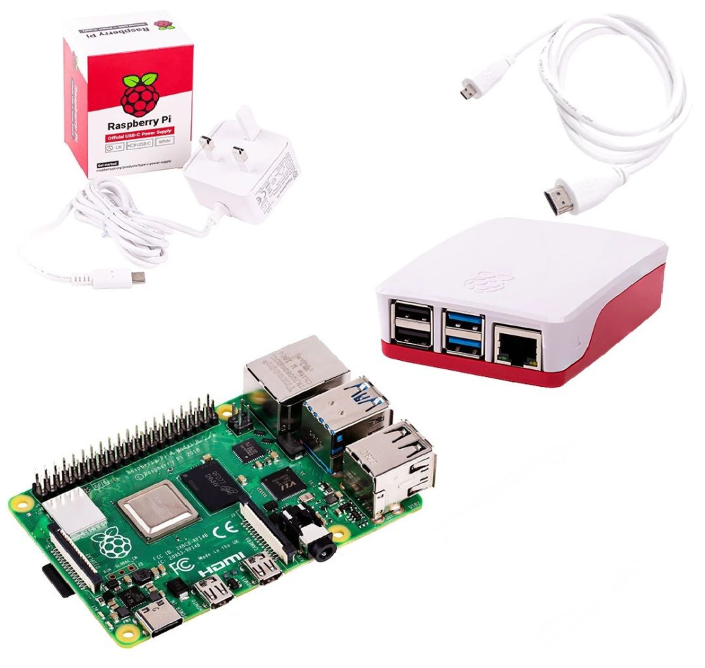 Raspberry Pi 4 Model B 4GB Starter Kit 1