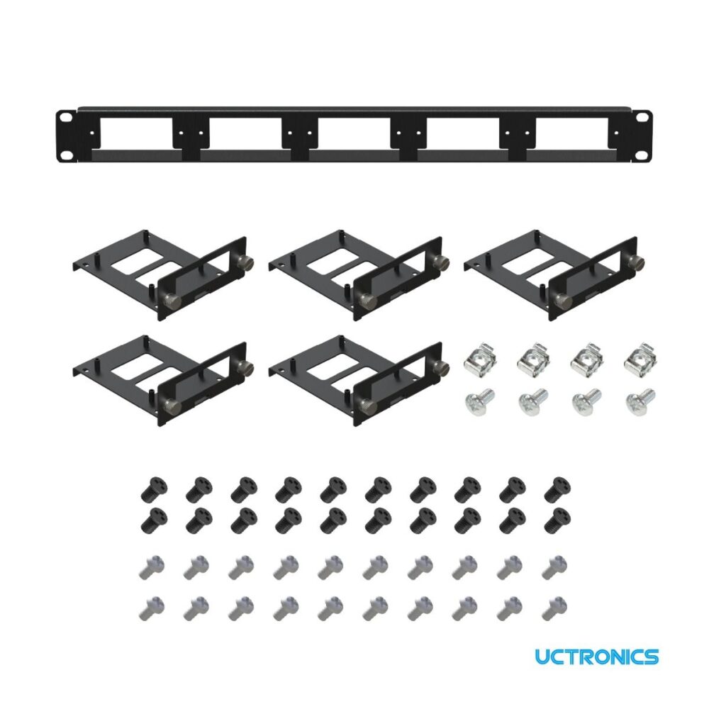 UCTRONICS 19 1U Raspberry Pi Rackmount 8