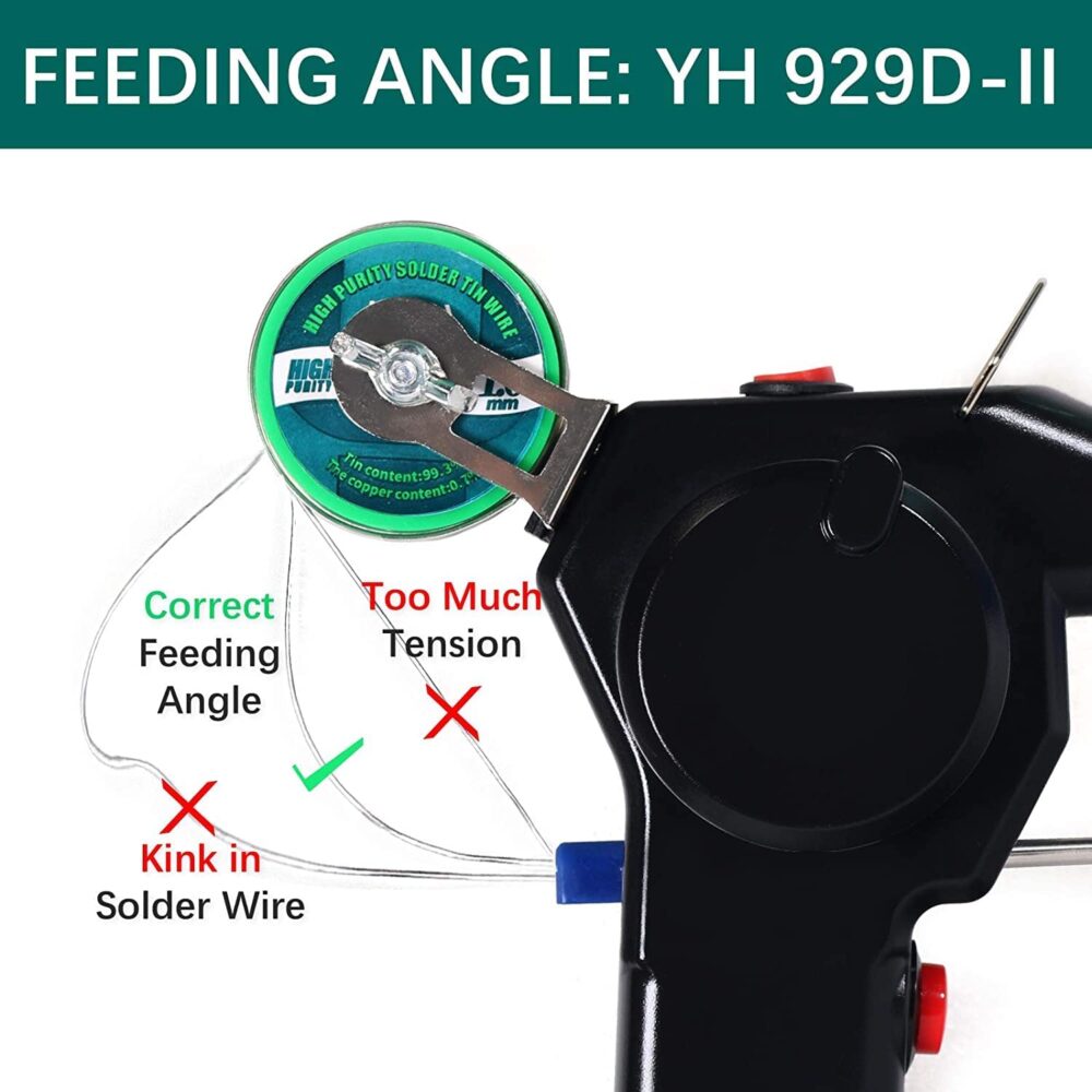 YIHUA 929d ii 130W Automatically Solder Wire Feeding Soldering Iron 1