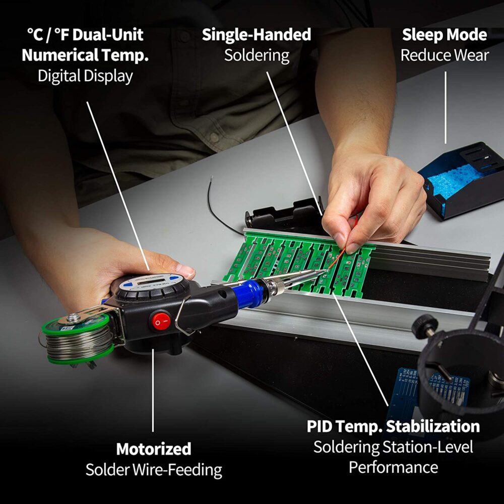 YIHUA 929d ii 130W Automatically Solder Wire Feeding Soldering Iron 4